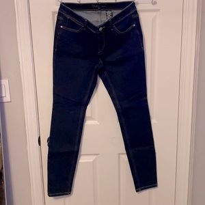 Dark blue denim jeans